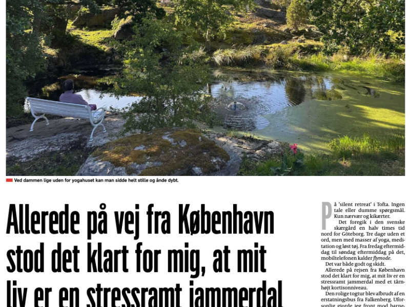 Tre sidors reportage om Tofta i Politiken – en av Danmarks största tidningar